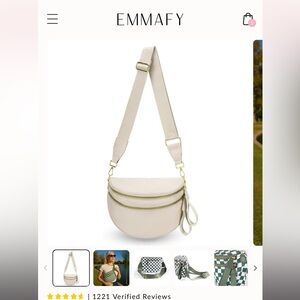 Cream Crossbody Bag